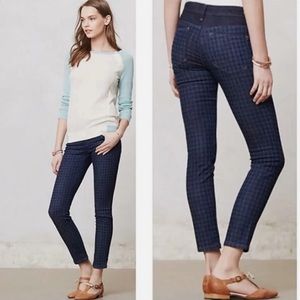 Anthropologie Pilcro Serif Houndstooth Jeans 💕